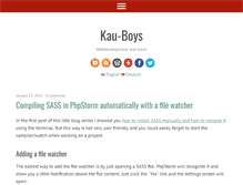 Tablet Screenshot of kau-boys.com